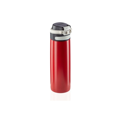 LEIFHEIT 03273 tazza da viaggio Nero, Rosso Acciaio inossidabile 600 ml