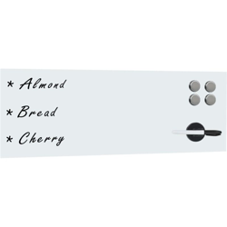 Lavagna Magnetica a Parete in Vetro 60x20 cm Bianca - VIDAXL precio