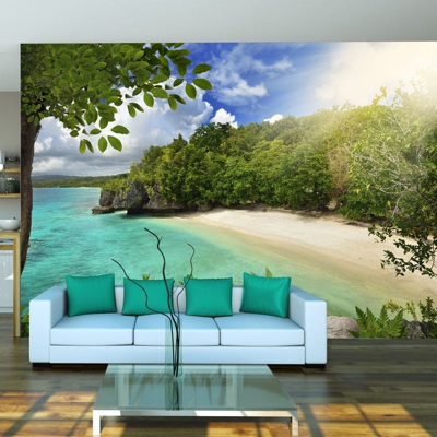 Fotomurale Spiaggia soleggiata cm 300x210 Artgeist