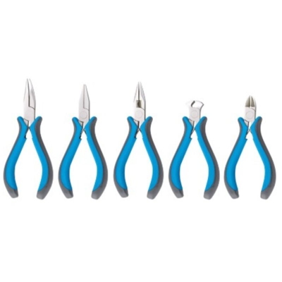Set 5 Mini Pinze Tronchesi Becco X Elettronica Di Precisione Fervi 0020