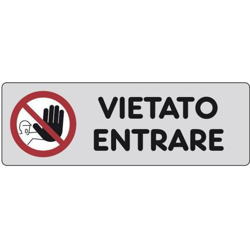 Etichetta Adesiva 150X50 "Vietato Entrare" 10 Pz - IST características