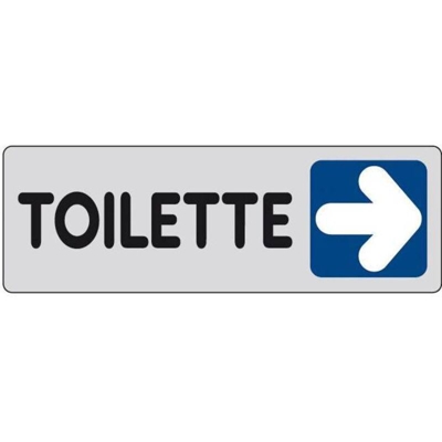 Etichetta Adesiva 150X50 "Toilette (Dx)" 10 Pz - IST