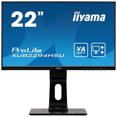 Monitor 21.5'' LED VA ProLite XUB2294HSU 1920x1080 Full HD Tempo di Risposta 4 ms