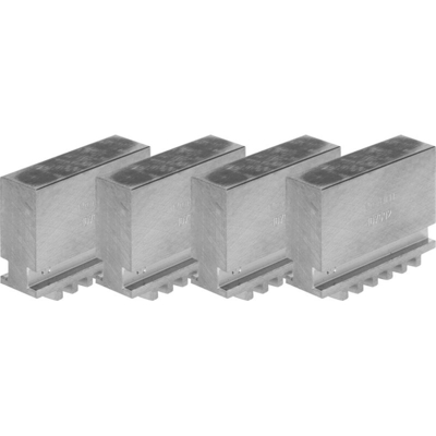 Jaw Mandrini Torri, 4 Mandibola, Mascella Pezzo Non Storied, Non Regge, Dimensioni: 200Mm Lungo. Una Larghezza 69 Mm. : B 20 Mm, Altezza C: 53,5