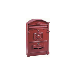 Cassetta postale residence in alluminio rosso mattone - EFFE en oferta