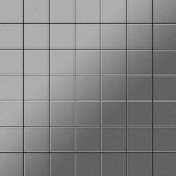 Alloy - Mosaico metallo solido Acciaio inossidabile spazzolato grigio spesso 1,6 mm Attica-S-S-B precio