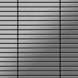 Alloy - Mosaico metallo solido Acciaio inossidabile spazzolato grigio spesso 1,6 mm Linear-S-S-B características