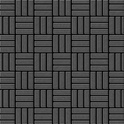 Mosaico metallo solido Titanio spazzolato Smoke grigio scuro spesso 1,6 mm ALLOY Basketweave-Ti-SB características