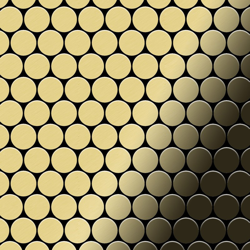 Mosaico metallo solido Ottone laminato oro spesso 1,6 mm ALLOY Dollar-BM características