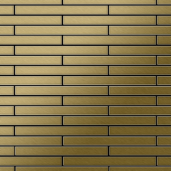 Mosaico metallo solido Titanio spazzolato Gold oro spesso 1,6 mm ALLOY Avenue-Ti-GB precio