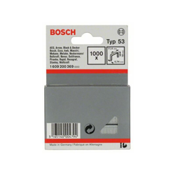 Bosch Morsetto per fili sottili tipo 53, 11,4 x 0,74 x 18 mm, confezione da 1000 pz. características