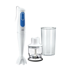 Braun MQ 3020 0,35 L Frullatore da tavolo Blu, Bianco 700 W en oferta