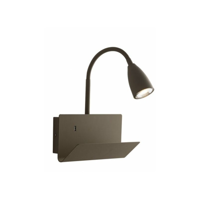 Intec - APPLIQUE GULP FANGO USB 1XGU10 23X49X27CM