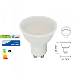 V-Tac Lampadina Led 5W Chip Samsung Attacco Gu10 Luce Naturale 4000K Vt-205 202 precio