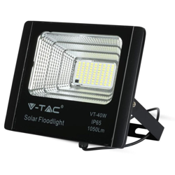 V-Tac Kit Pannello Solare E Proiettore Led 16W Luce Naturale 4000K In Alluminio Colore Nero Vt-40W 8574 características