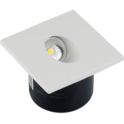 V-TAC VT-1109SQ Faretto led 3w segnapasso quadrato da incasso bianco caldo 3000k - sku 1209 precio