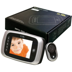 Spioncino Digitale con Videocamera VI.TEL. Oro Lucido + Cornice Oro Satinato - TELESE en oferta