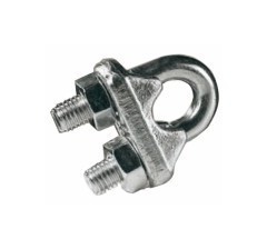 MORSETTO FUNE mm 11 ACCIAIO ZN - CARCANO