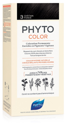 PHYTOCOLOR 3 CASTANO SCURO 1 LATTE + 1 CREMA + 1 MASCHERA + 1 PAIO DI GUANTI en oferta