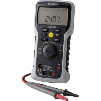Megger AVO835 Multimetro portatile digitale, analogica CAT III 1000 V, CAT IV 600 V Display (Counts): 10000