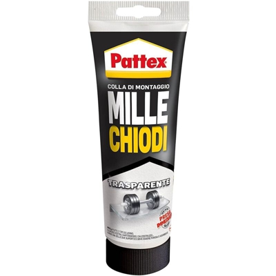 Colla montaggio mille chiodi 200 g applicazione manuale trasparente colla incollaggio - PATTEX