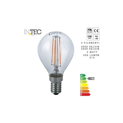 Lampadina led calda fredda 3000 5000 kelvin e14, tipo luce calda - GT LUCE