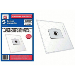 Delonghi - Sacchetto aspirapolvere sintetico Carrefour Hoover Rowenta Samsung 5 unità 915741 en oferta