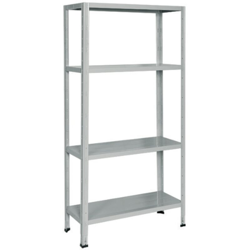 Bizzotto Scaffale Metallo 4 ripiani cm. 75x30x150 h colore Grigio E550G en oferta