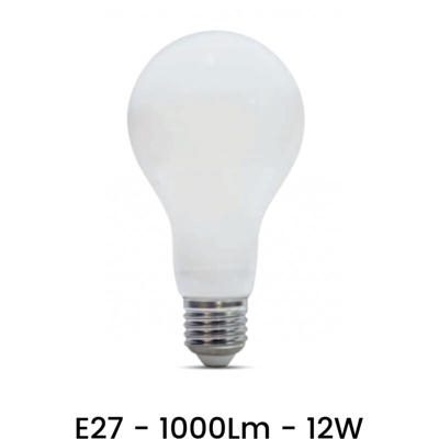 Lampadina LED A70 E27 12W Bulbo in vetro Bianco Caldo, Freddo, Naturale | Bianco Naturale 4000K - UNIVERSO