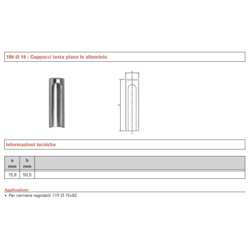 Cappuccio Sfs Nichelato Opaco X Anuba (Art.11R) Ns923201 - SFS INTEC precio