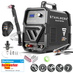 STAHLWERK CUT 60 Pilot IGBT Plasma Cutter con 60 ampere e accensione pilota, attrezzatura completa, fino a 24mm, 7 anni di garanzia* características