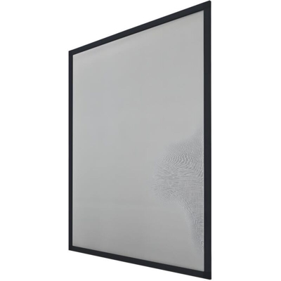 ECD Germany 2x Zanzariera per Finestre 120x140 cm Telaio Antracite Schermo Protezione Antinsetti Zanzare Mosche Resistente alle Intemperie in
