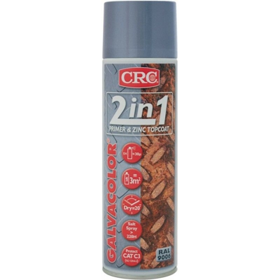 CRC - Anti Ruggine Galvacolor 2-In-1 500Ml Bianco Ral 9006 (A 12)