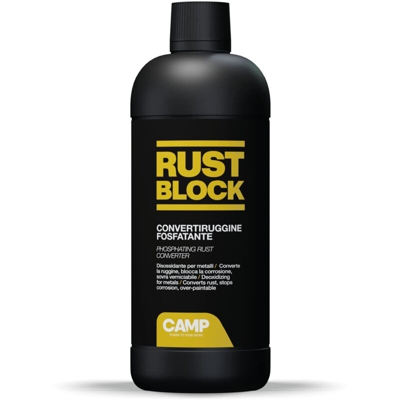 RUSTBLOCK CONVERTITORE DI RUGGINE LIQUIDO PROFESSIONALE 750 ml - Camp