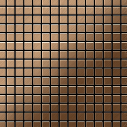 Mosaico metallo solido Titanio spazzolato Amber rame spesso 1,6 mm ALLOY Mosaic-Ti-AB en oferta