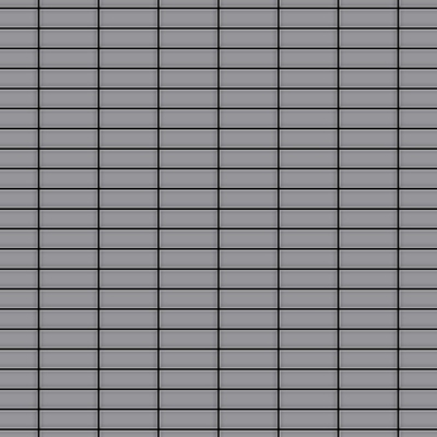 Mosaico metallo solido Acciaio inossidabile opaco grigio spesso 1,6 mm ALLOY Cabin-S-S-MA