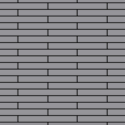 Alloy - Mosaico metallo solido Acciaio inossidabile opaco grigio spesso 1,6 mm Deedee-S-S-MA