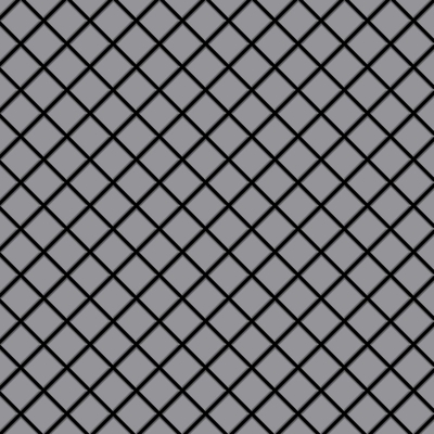 Alloy - Mosaico metallo solido Acciaio inossidabile opaco grigio spesso 1,6 mm Diamond-S-S-MA