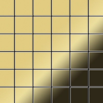 Mosaico metallo solido Ottone laminato oro spesso 1,6 mm ALLOY Cinquanta-BM