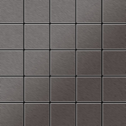 Mosaico metallo solido Titanio spazzolato Smoke grigio scuro spesso 1,6 mm ALLOY Century-Ti-SB características