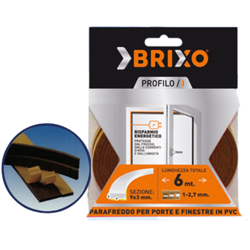 Parafreddo in PVC - Colore Marrone Conf. 72 Pz - Brixo precio