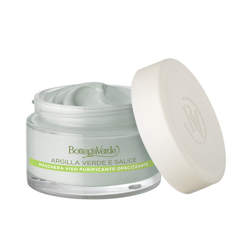 Argille di bellezza - Mascarilla facial purificadora opacificante (50 ml) - Arcilla verde de Sicilia y extracto de Sauce - pieles grasas o con impurez precio