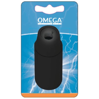 Omega - PORTALAMPADE IN BAKELITE E14 NERO