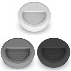 V-Tac Segnapasso A Parete Led 2W Luce Calda Tondo Grigio Da Incasso 1319 en oferta