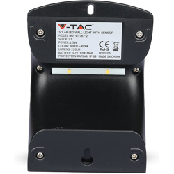 V-Tac Lampada Solare Led 1.5W Colore Nero Luce Naturale 4000K Vt-767-2 8277 precio