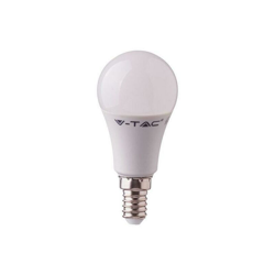 V-tac - lampadina led A60 chip samsung 200° 220-240 volt 9 watt A+ CE E14 bianco naturale no tec 637145 características
