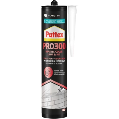 Pattex Adesivo Strutturale Pl300 Totale Fix 300Ml Bianco (A 12)