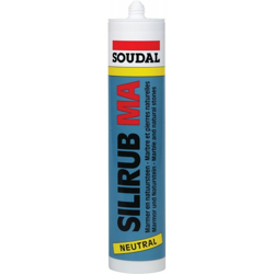 Silirub Ma Giunzione Mastice 310Ml Neutro Marmo Grigio Soudal (A 15) en oferta