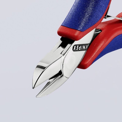 Knipex 77 22 115 SB Elettronica e meccanica di precisione Tronchese laterale senza sfaccettature 115 mm