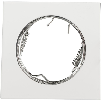 Strutture da incasso reflex per lampade mr16 o gu10 colore bianco quadro fisso 8x8 cm - GT LUCE